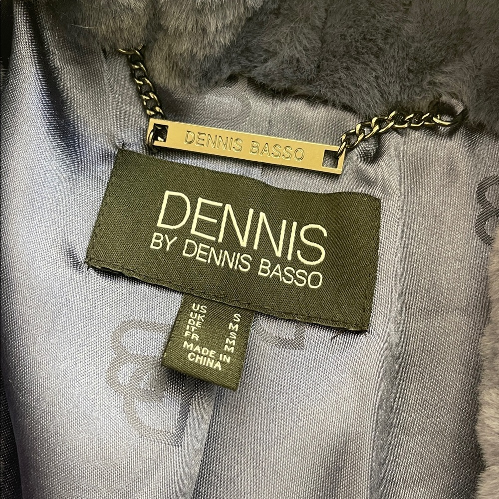 Dennis Basso Plush Teddy Jacket - Deep Blue, Size S - Picture 2 of 5